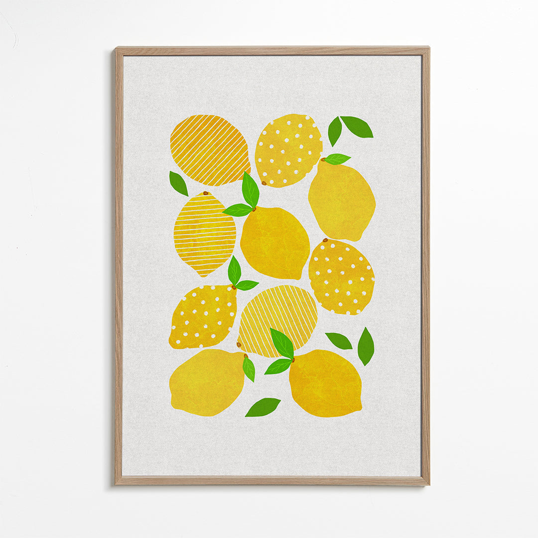 Køkkenkunst Citronillustration