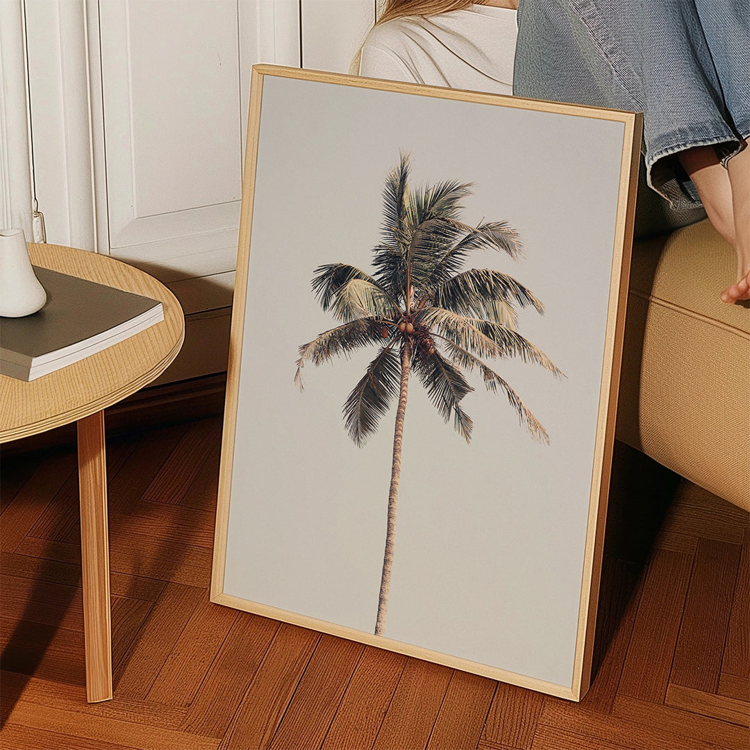 Landskabskunst: ensom palme fotografi