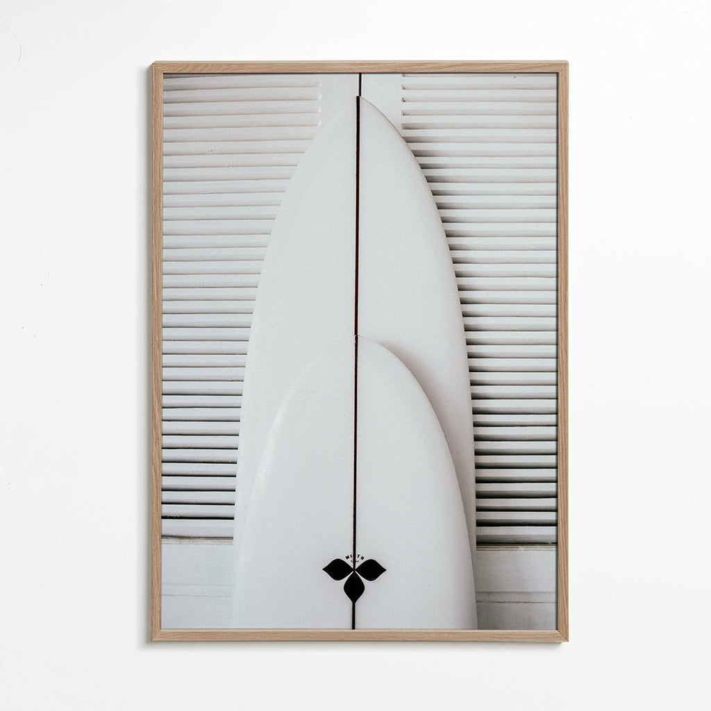 Sportkunst: minimalistiske surfboards