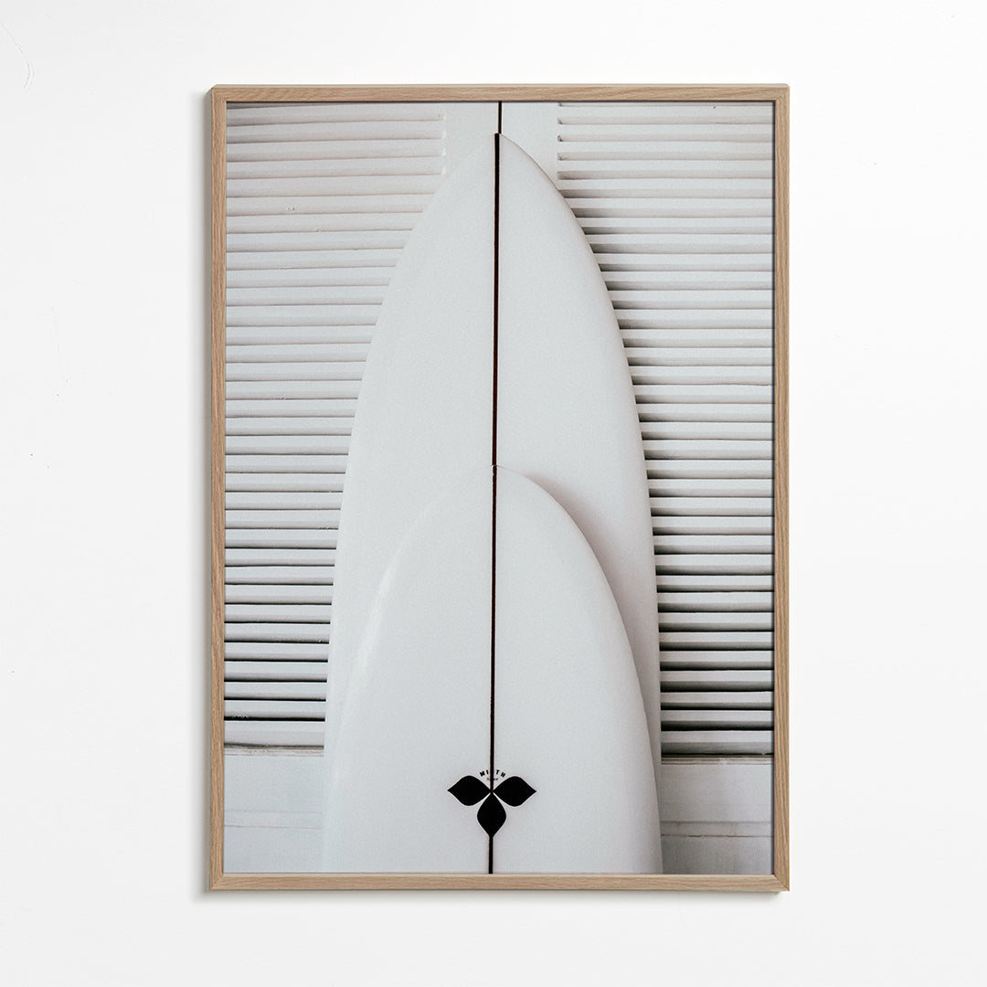 Sportkunst: minimalistiske surfboards