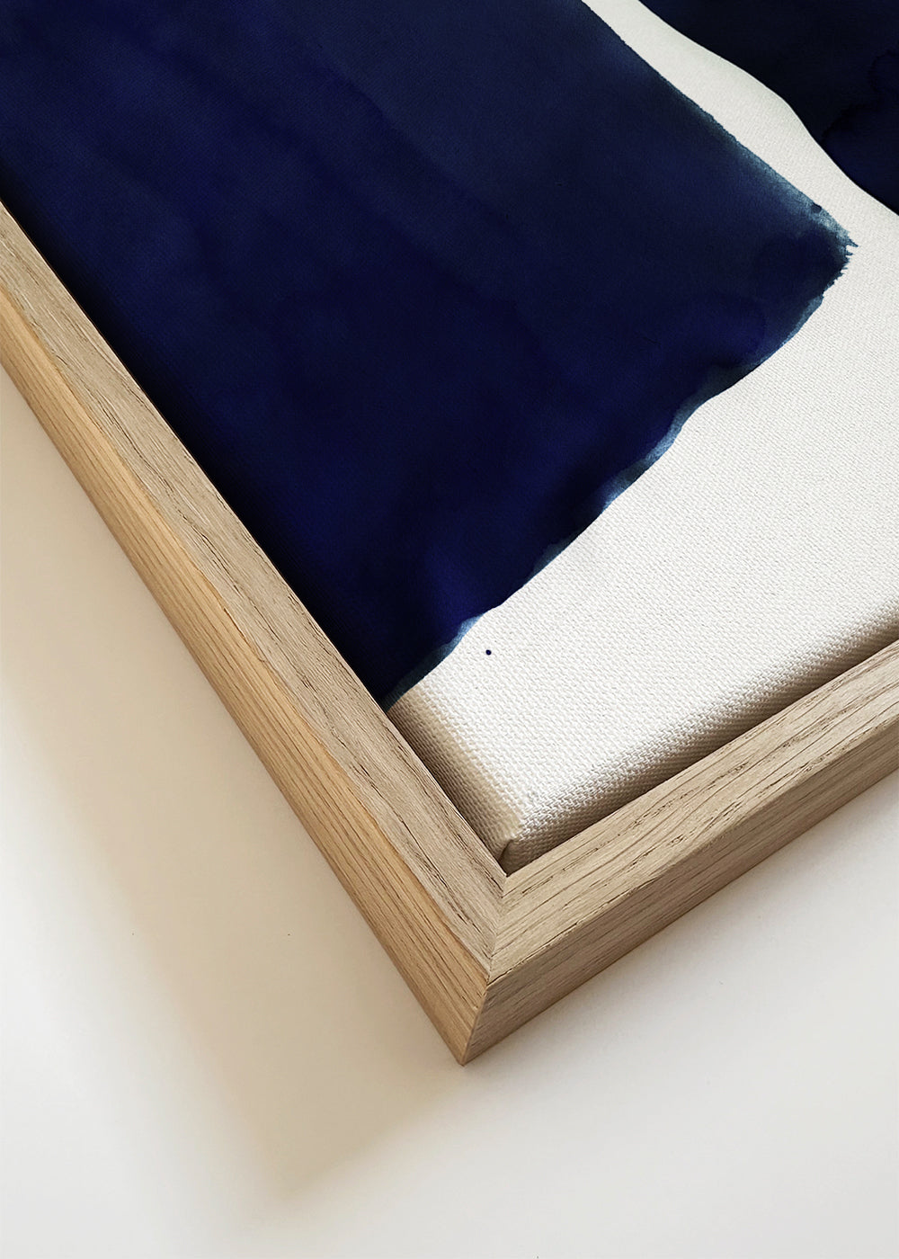Minimalistisk design navy blå vandrette blokke