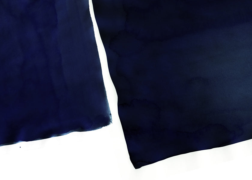 Minimalistisk design navy blå vandrette blokke