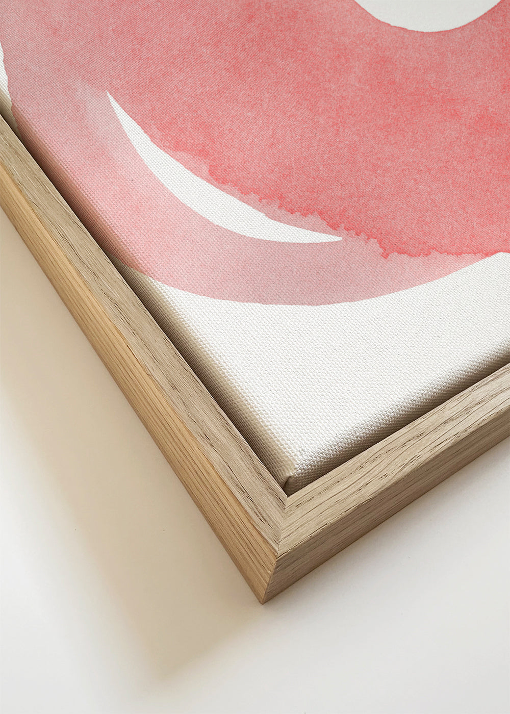 Minimalistisk rosa akvarel