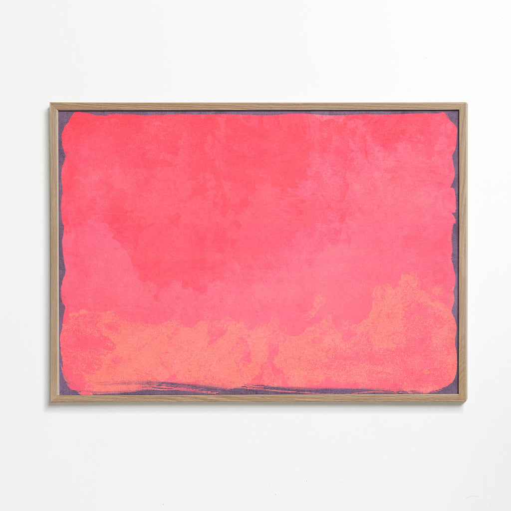 Fuchsia farvefelt abstrakt