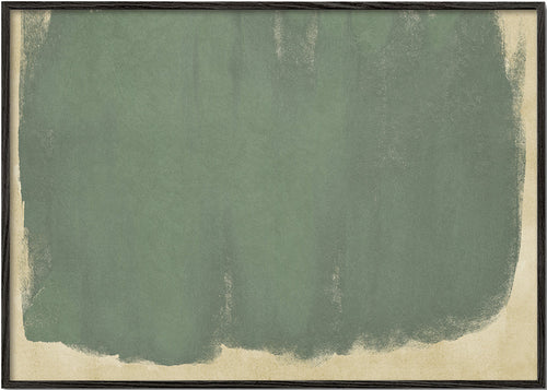 Minimalistisk grøn kunst