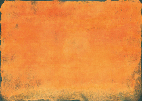 Abstrakt orange farvefelt maleri