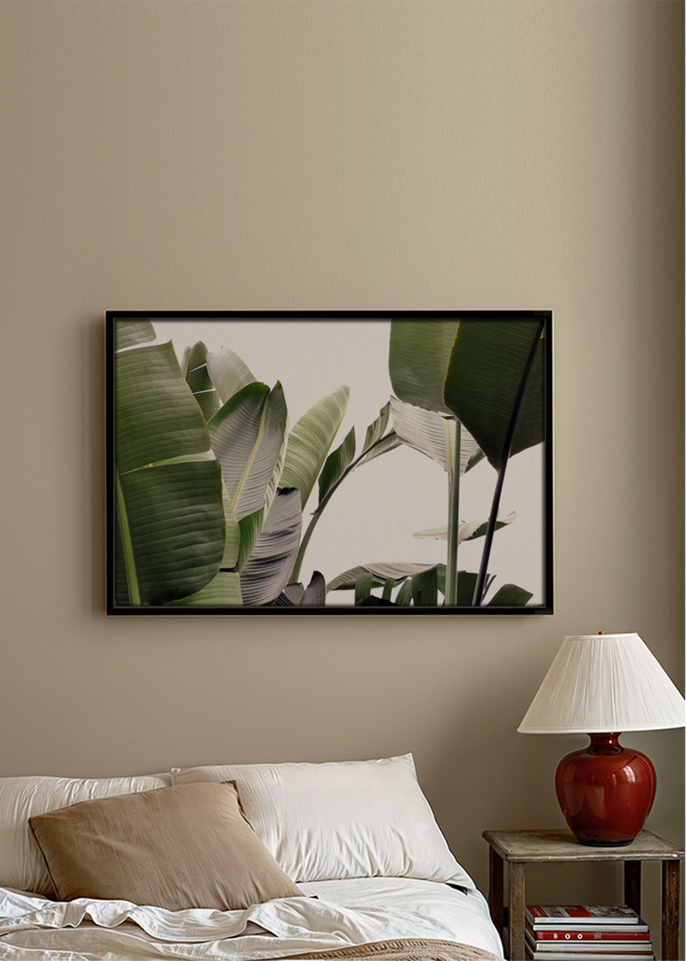 Botanisk plakat palmeblade