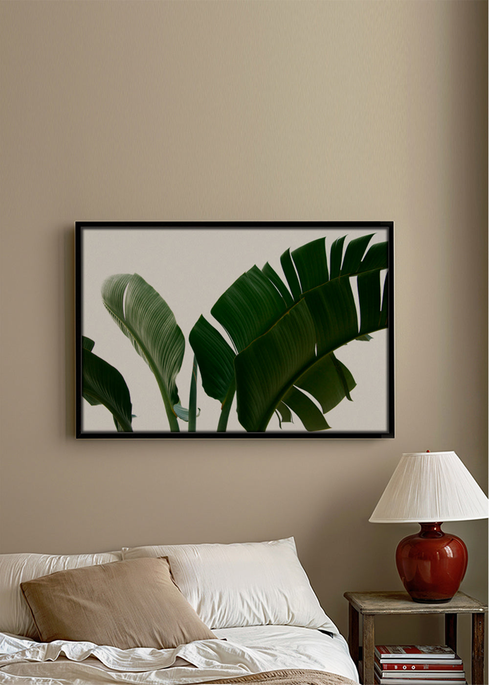 Botanisk plakat palmeblade