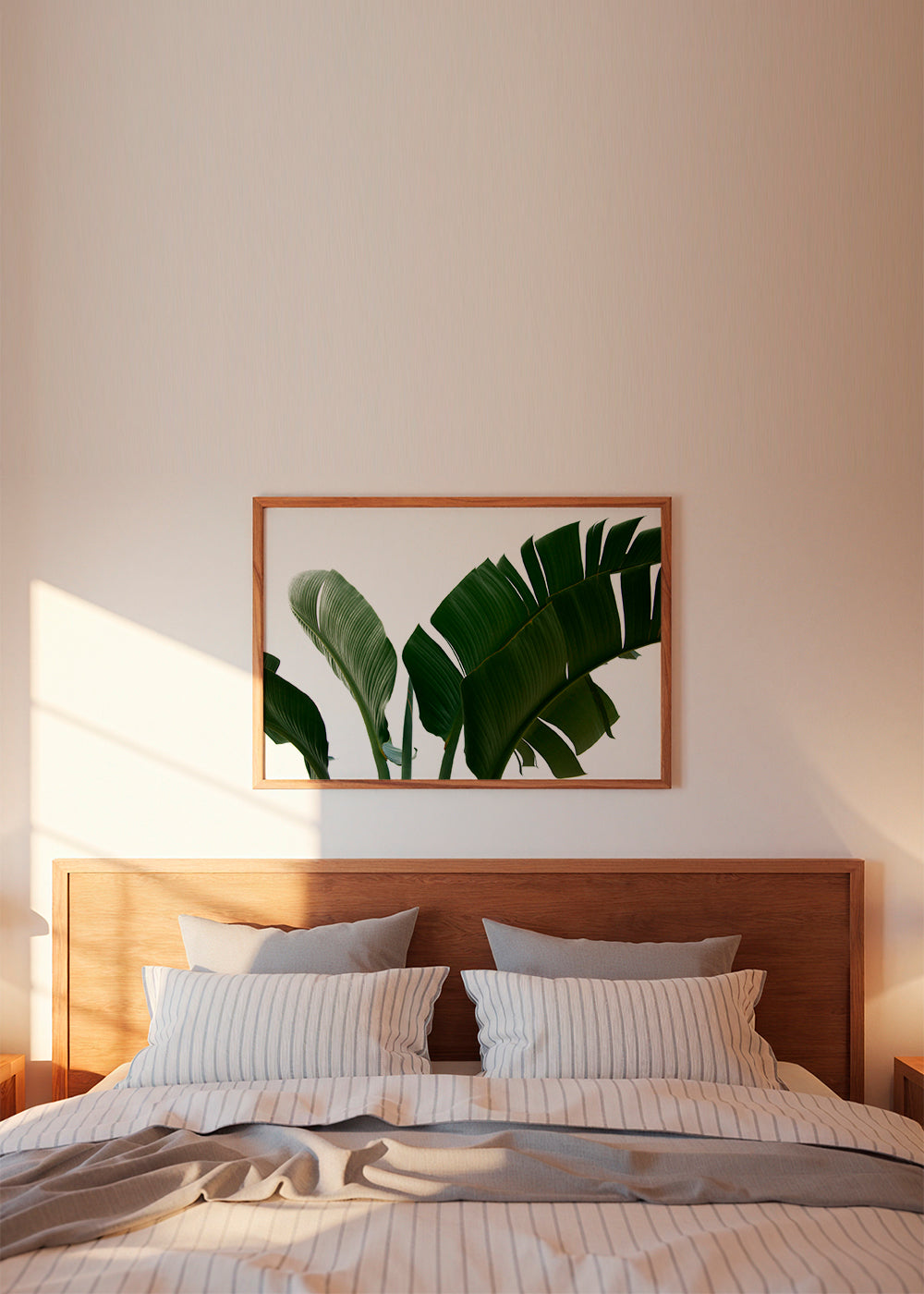 Botanisk plakat palmeblade