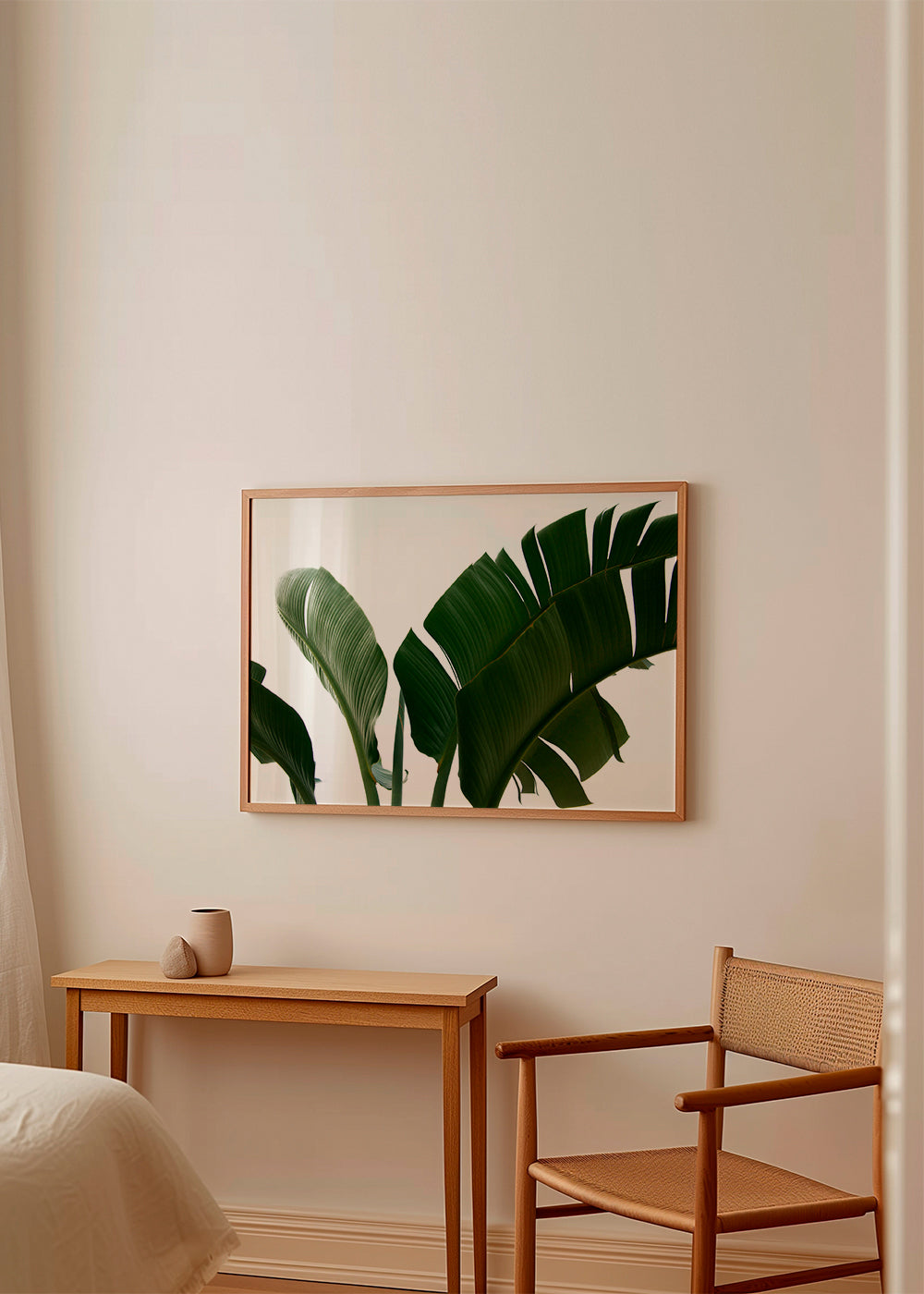 Botanisk plakat palmeblade