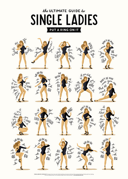 Illustration Single Ladies i serie
