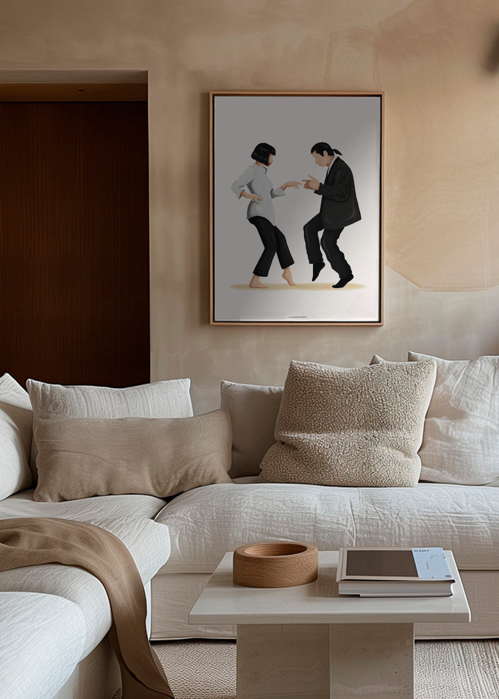 Illustration af dansende par