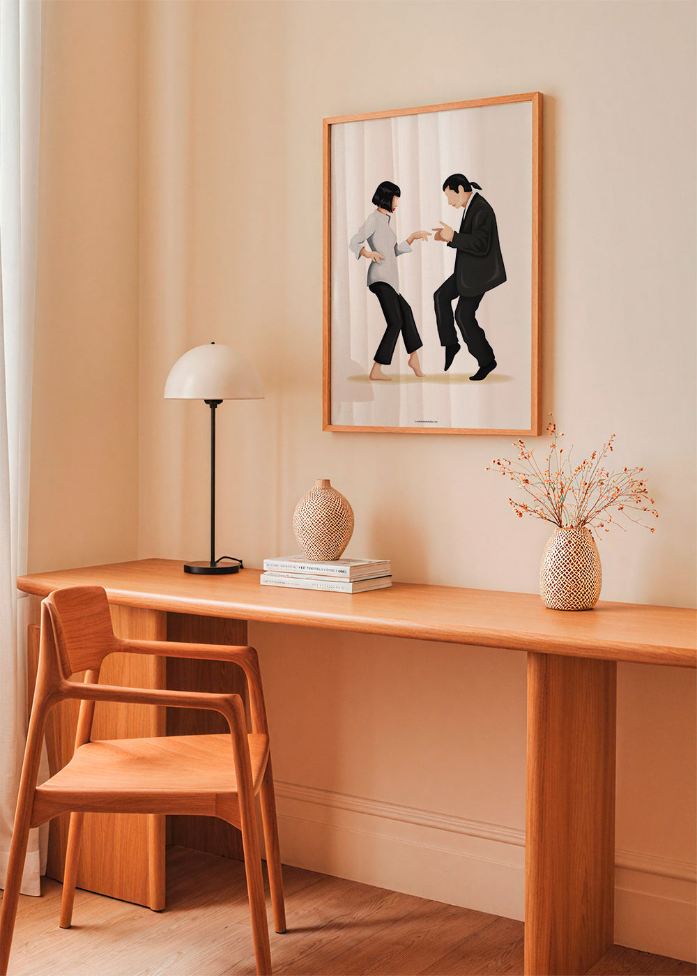 Illustration af dansende par