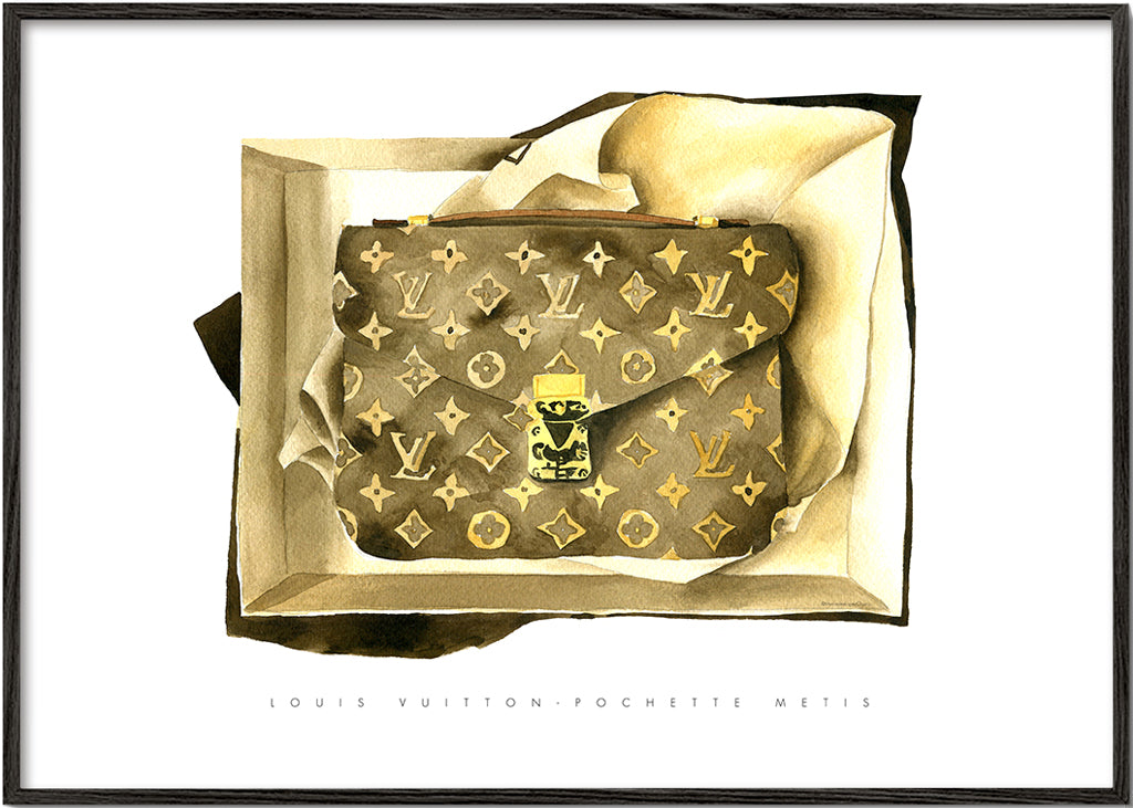 Louis Vuitton pung illustration