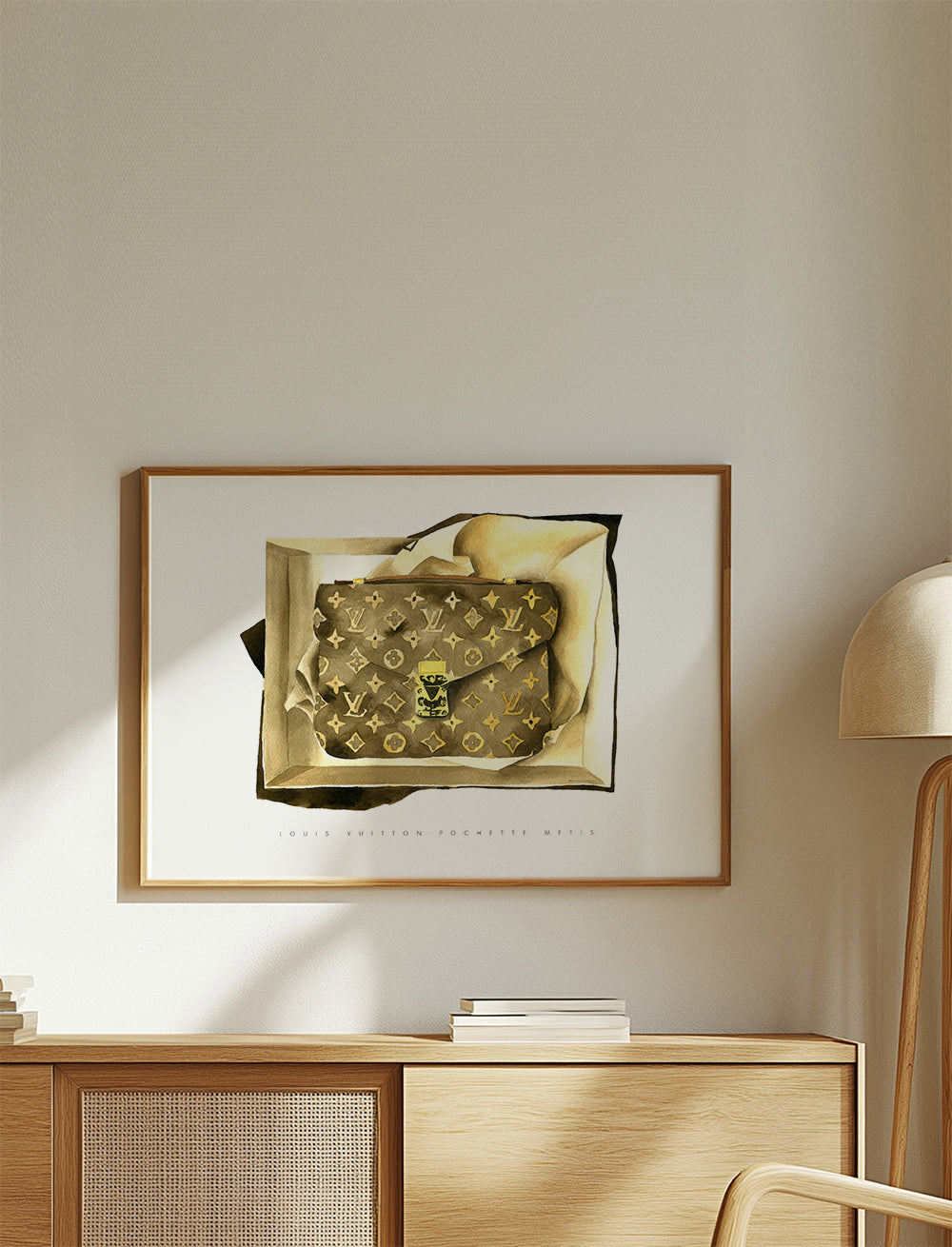 Louis Vuitton pung illustration