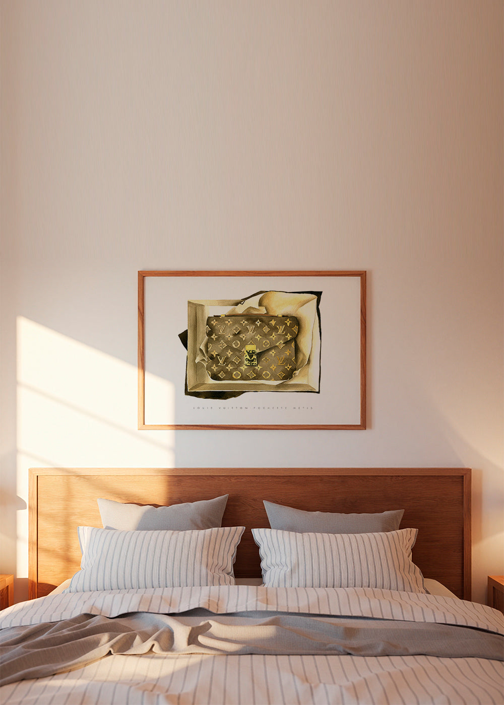 Louis Vuitton pung illustration