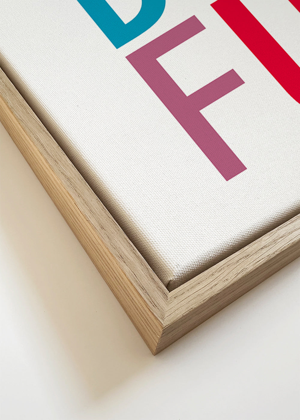 Typografisk illustration med positiv besked