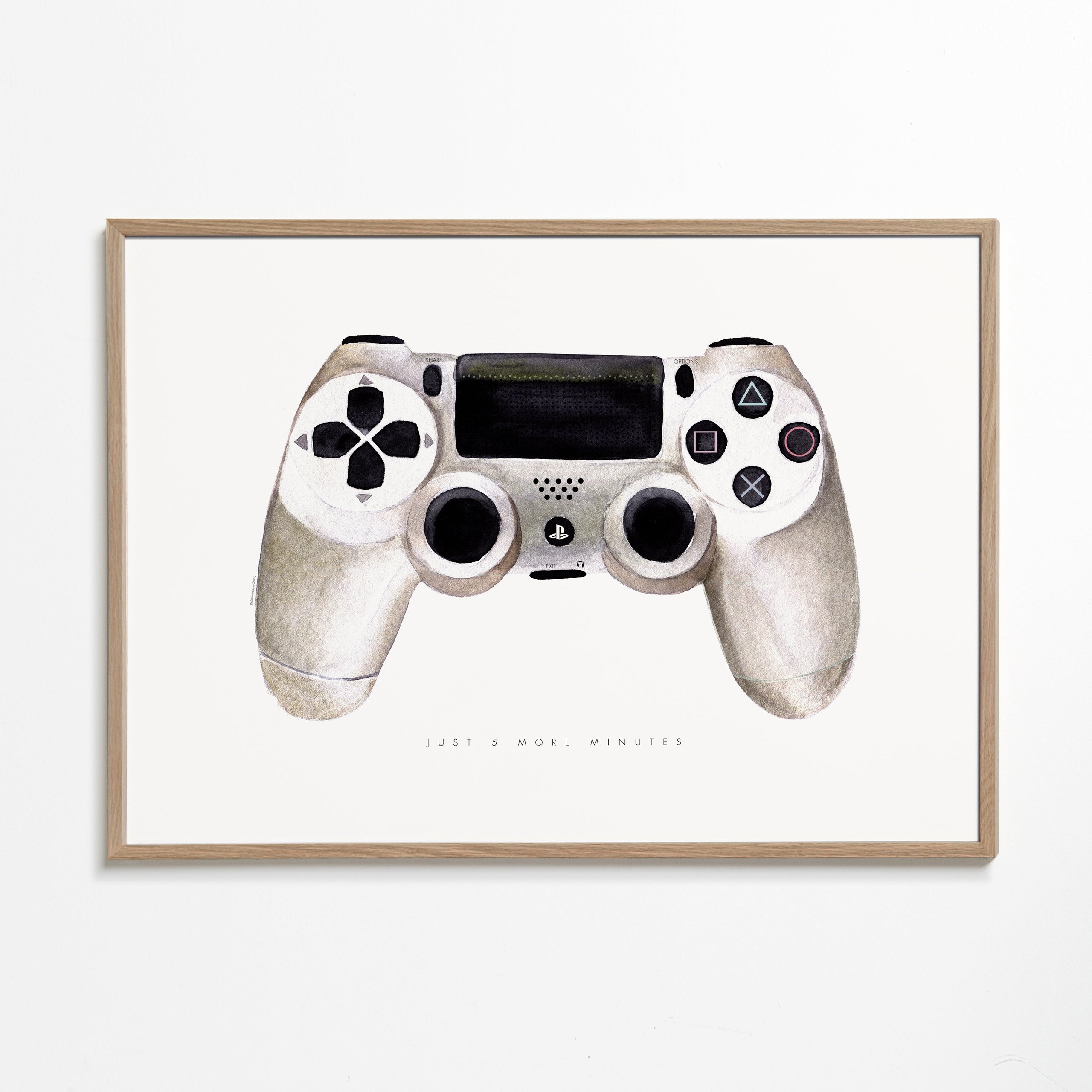 Illustration af spilcontroller