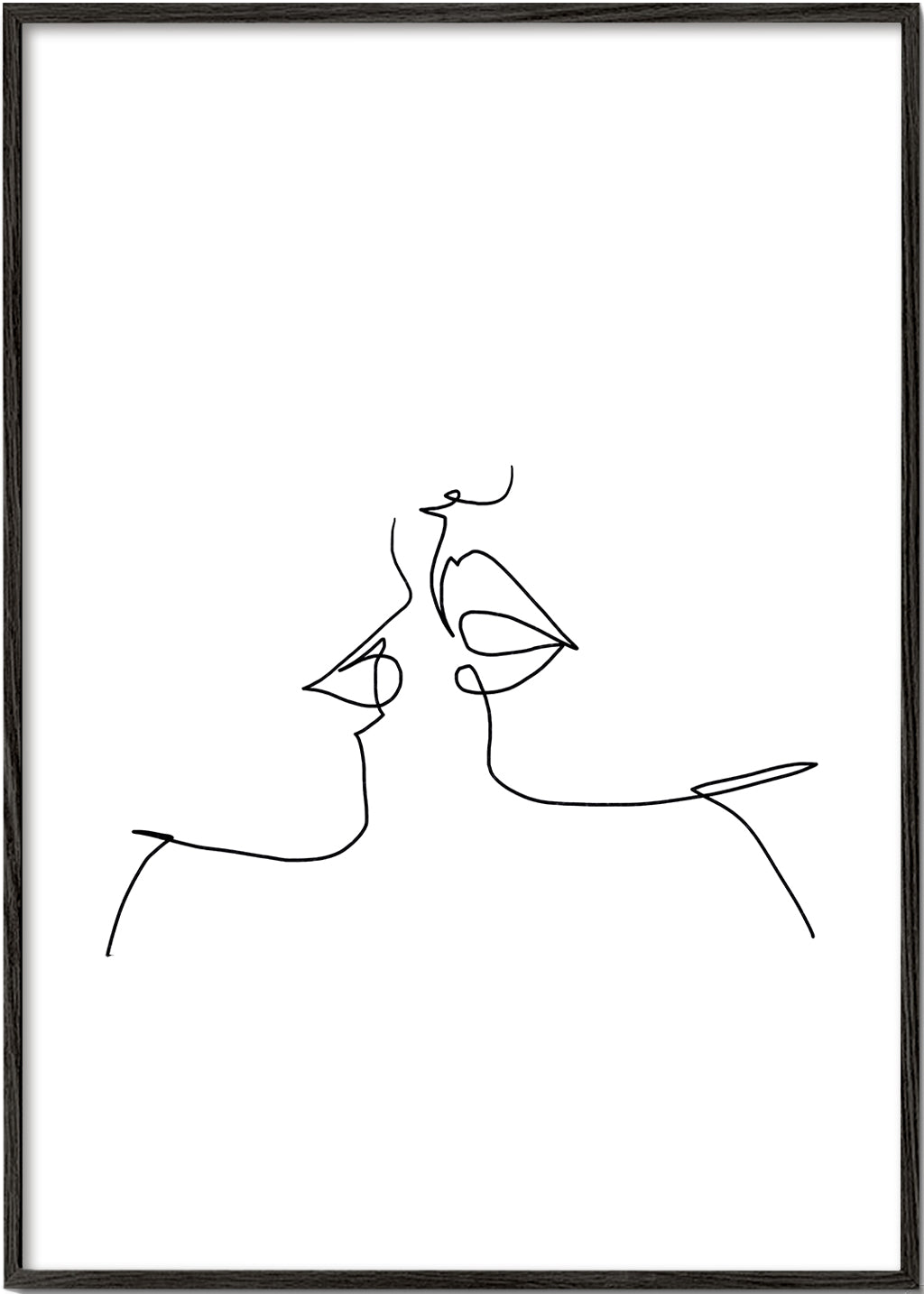 Illustration kys i én streg