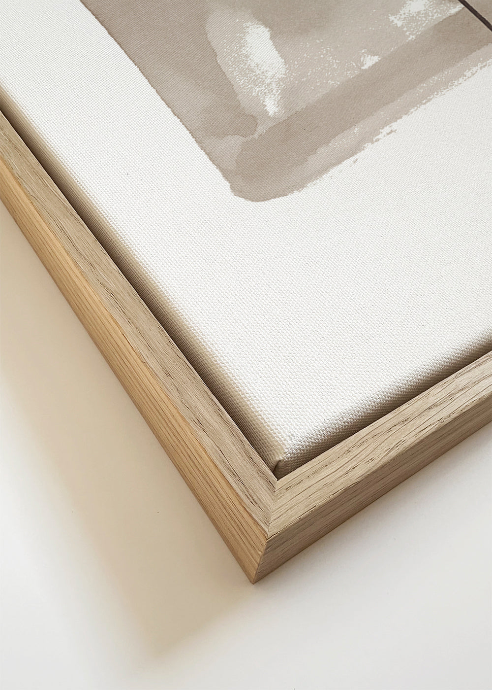Botanisk plakat: minimalistisk blad akvarel