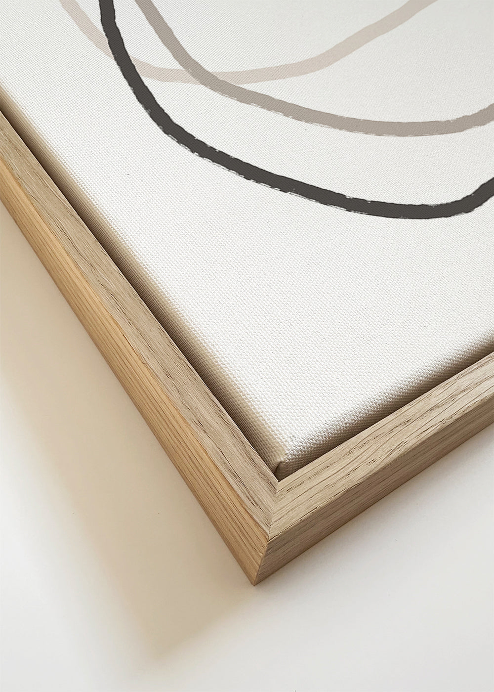 Minimalistisk design lineære vaser i overlap
