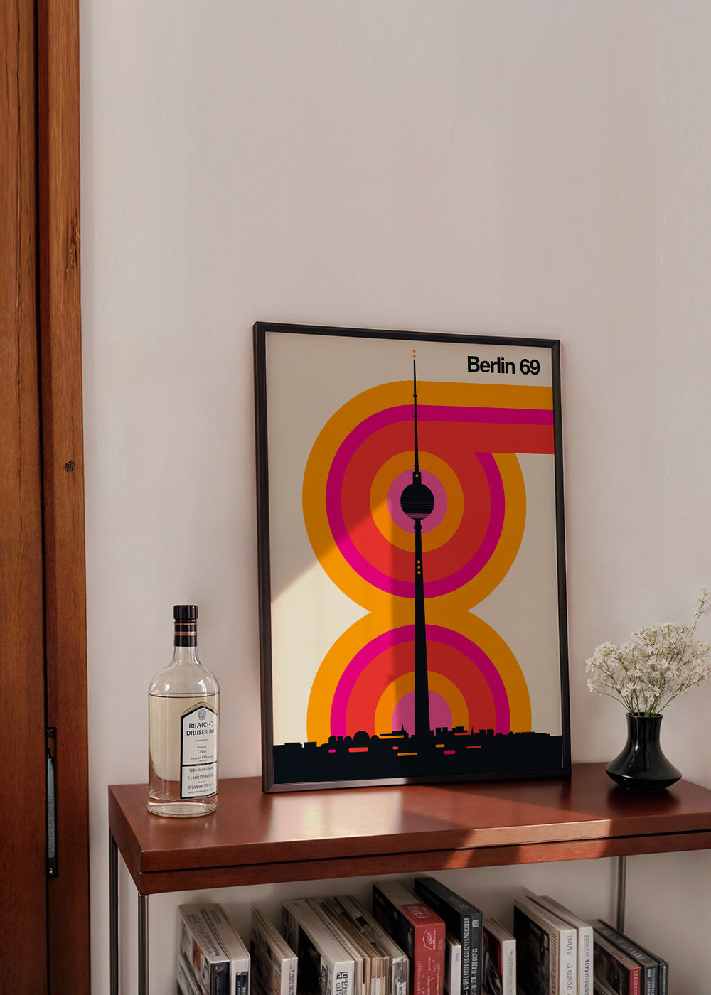 Bykunst Berlin 69 tårnsilhuet plakat