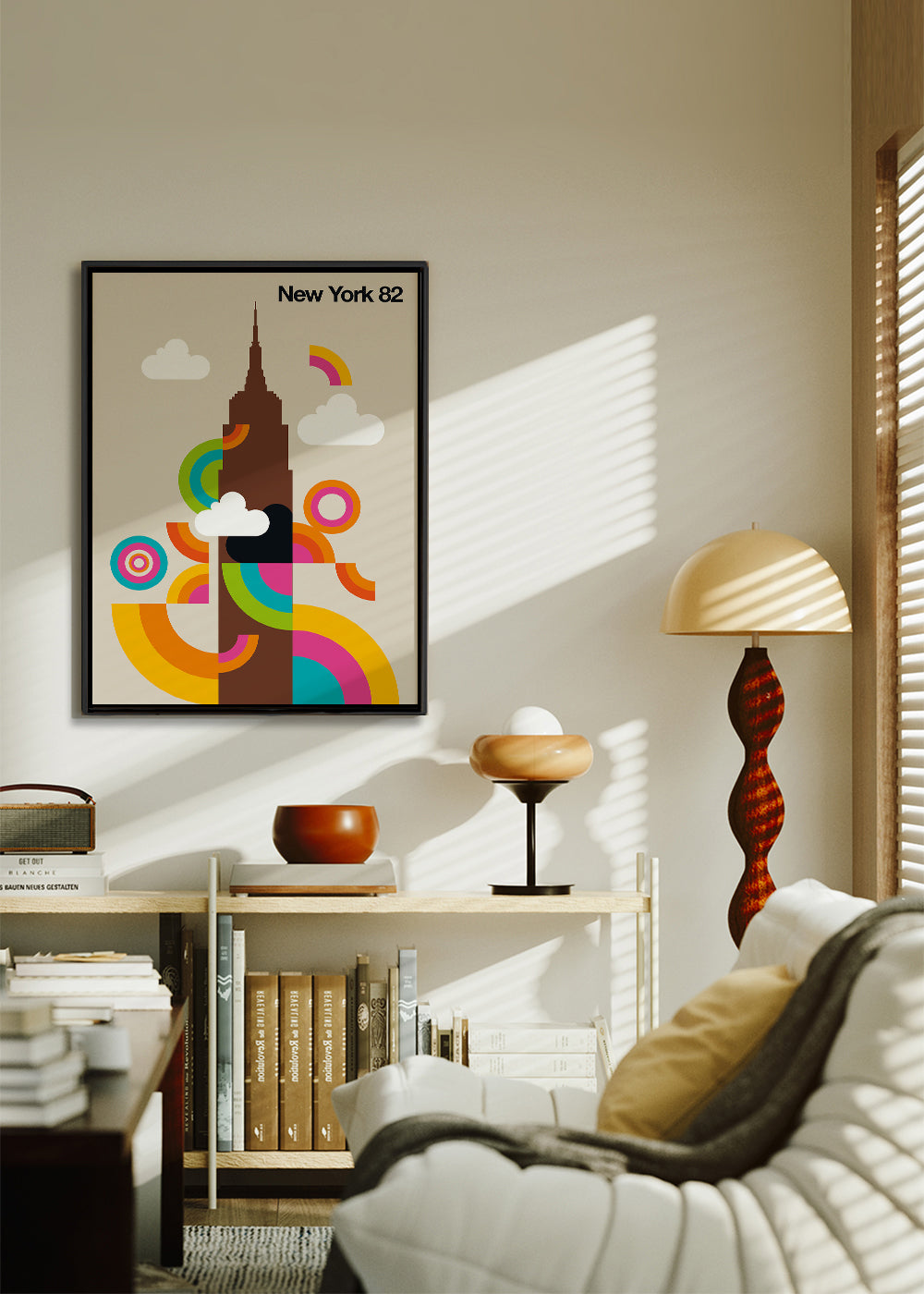 Rejseplakat New York 82 retro stil