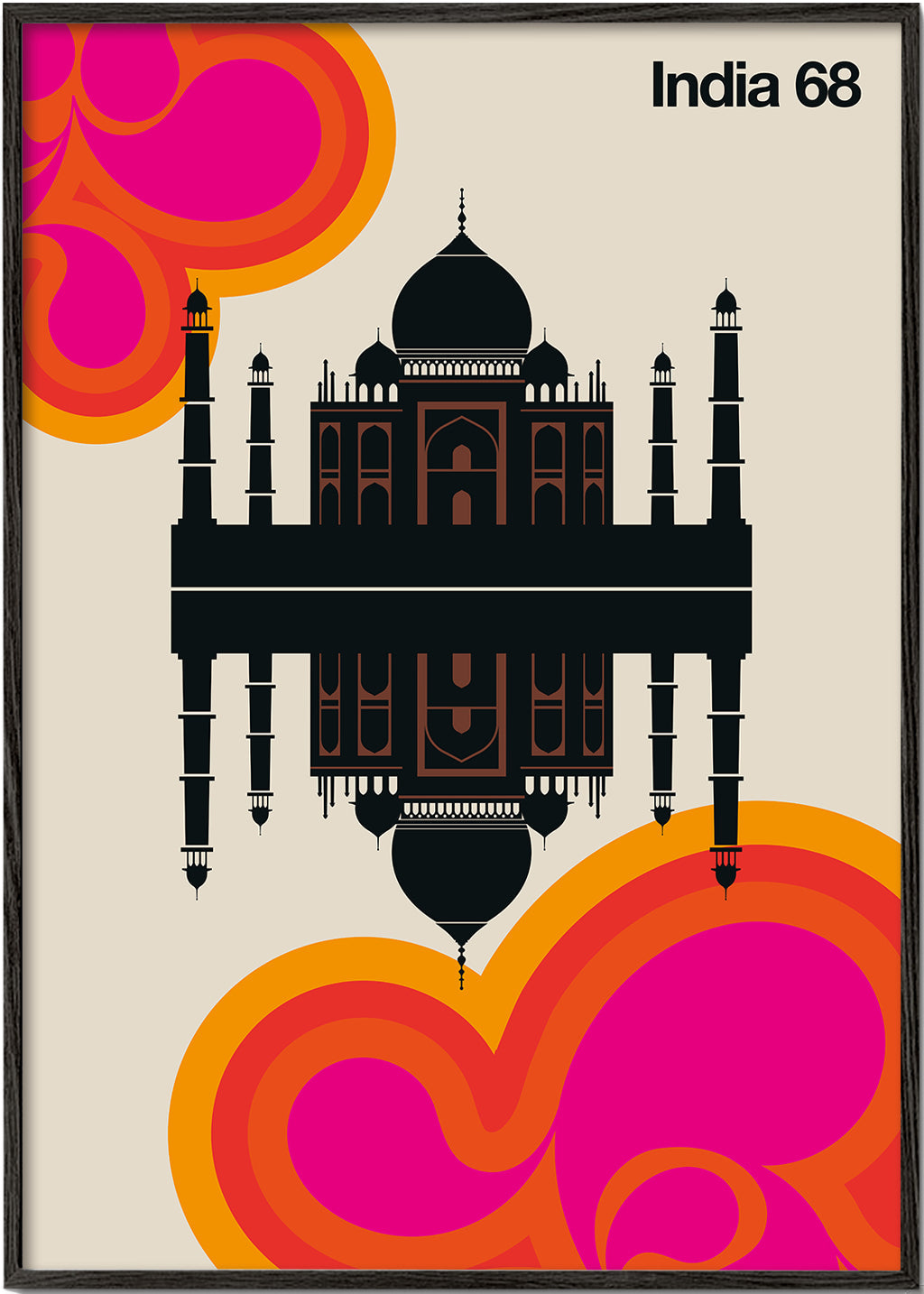 Køkkenkunst India 68 Taj Mahal silhuet