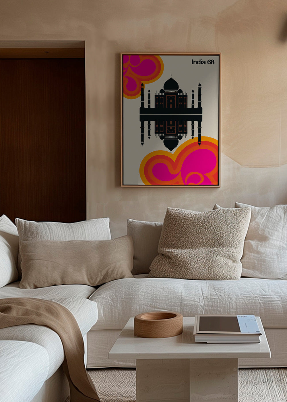 Køkkenkunst India 68 Taj Mahal silhuet