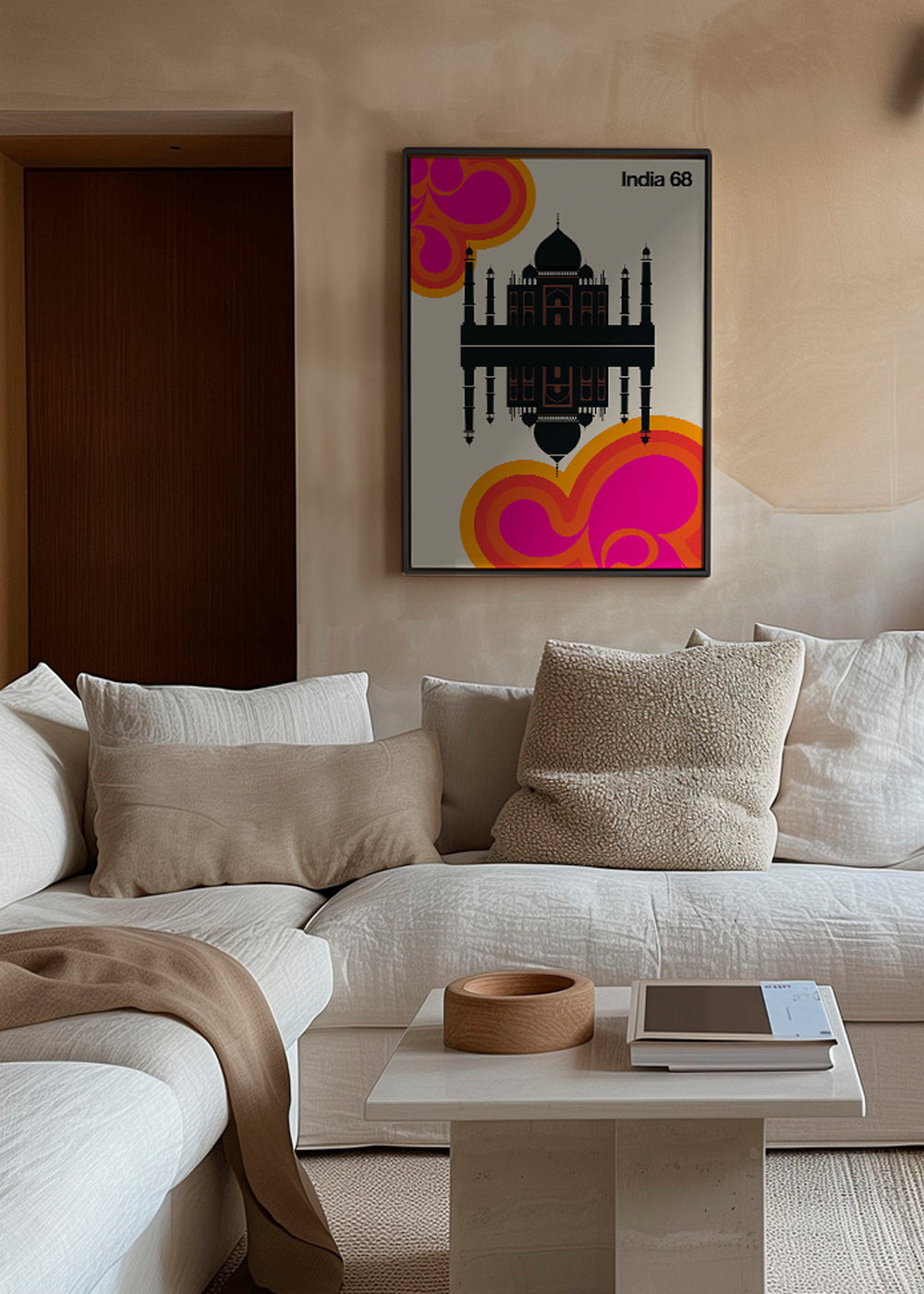 Køkkenkunst India 68 Taj Mahal silhuet
