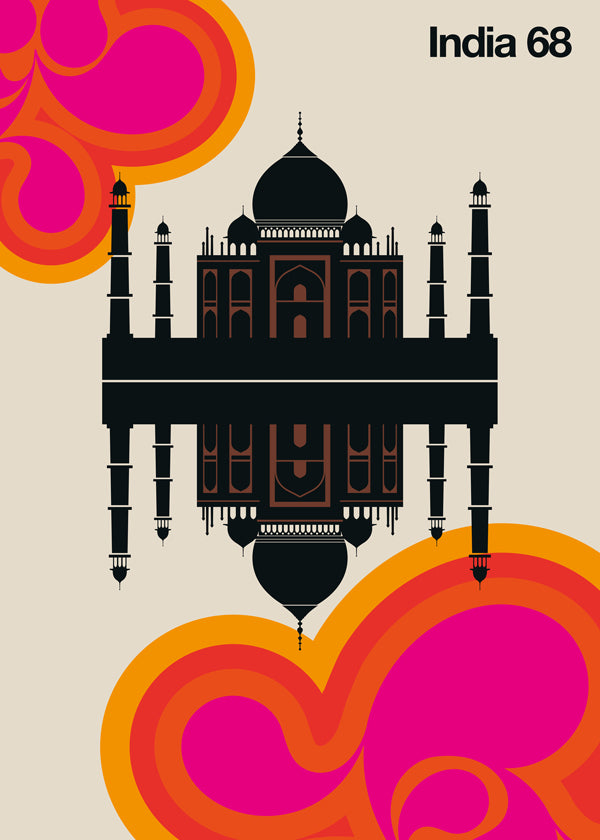 Køkkenkunst India 68 Taj Mahal silhuet
