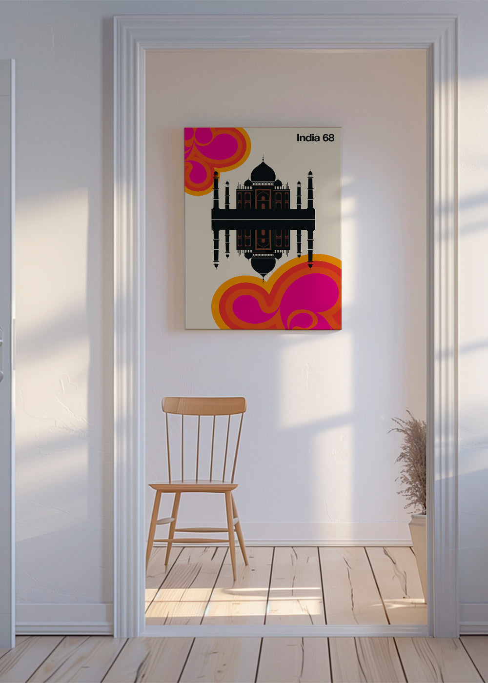 Køkkenkunst India 68 Taj Mahal silhuet