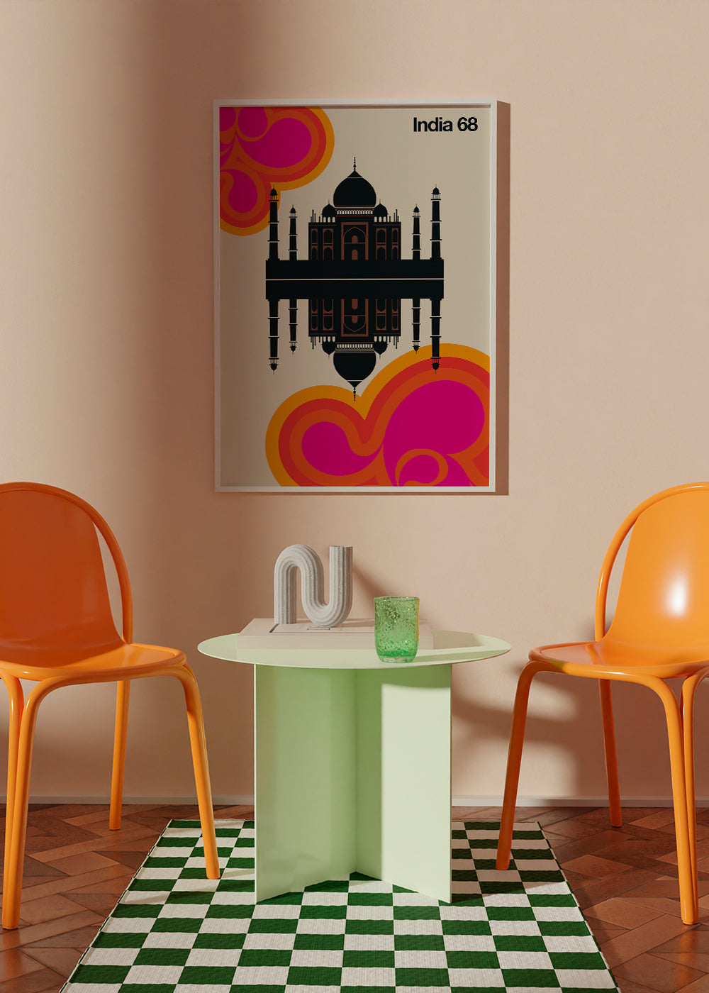 Køkkenkunst India 68 Taj Mahal silhuet