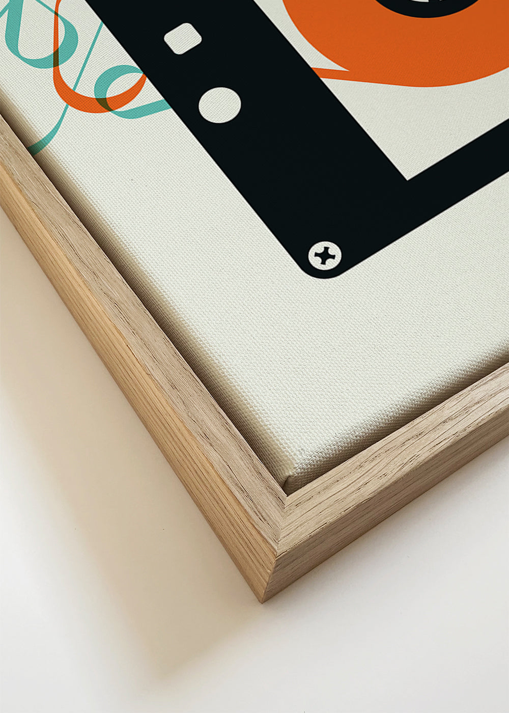 Vintage plakat Mixtape kassette illustration