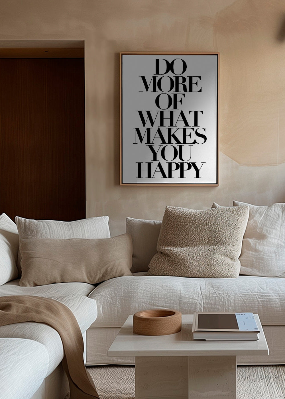 Sort-hvid typografi motiverende