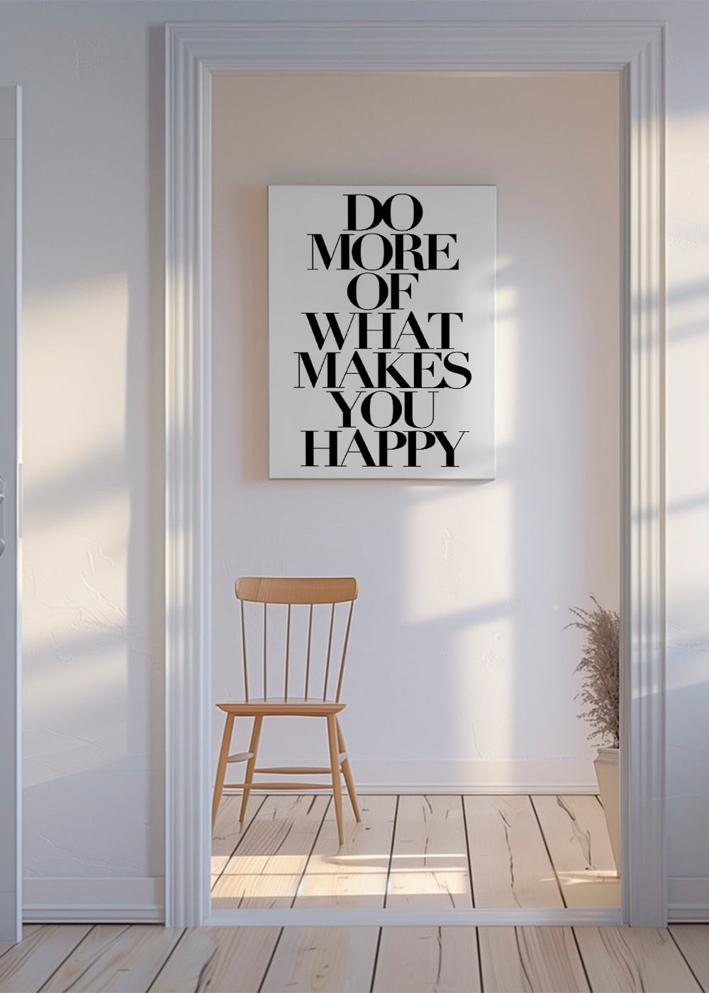 Sort-hvid typografi motiverende