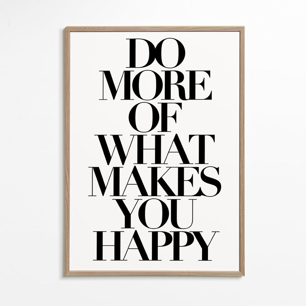 Sort-hvid typografi motiverende