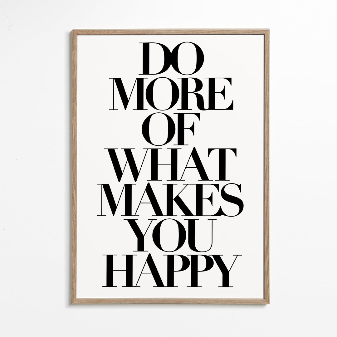 Sort-hvid typografi motiverende