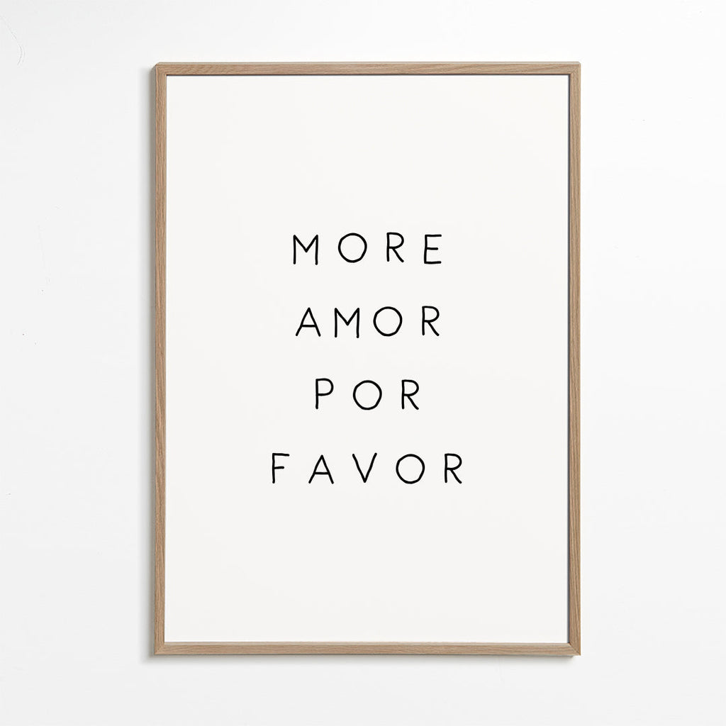 Sort-hvid plakat med centreret typografisk citat