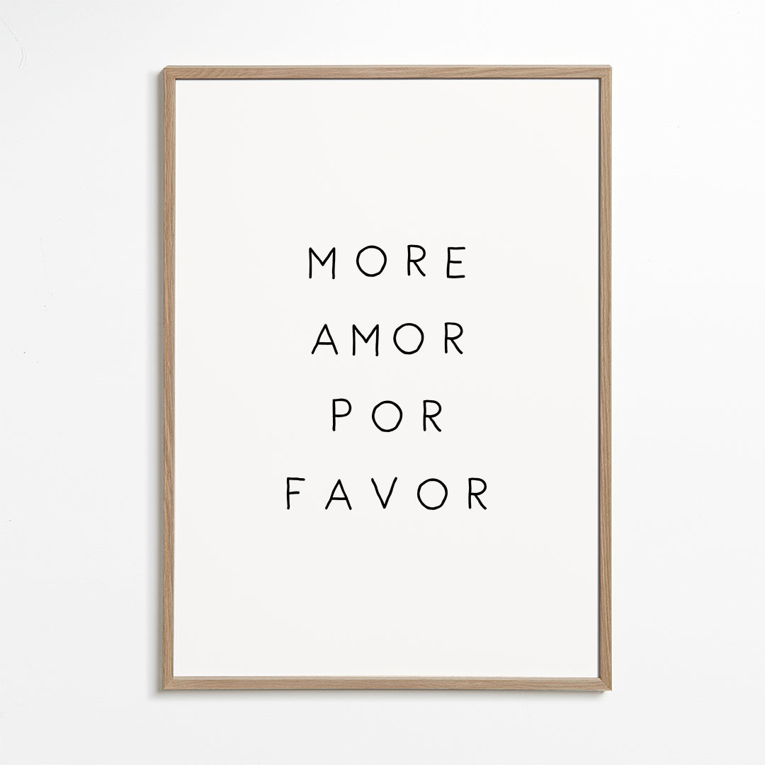 Sort-hvid plakat med centreret typografisk citat