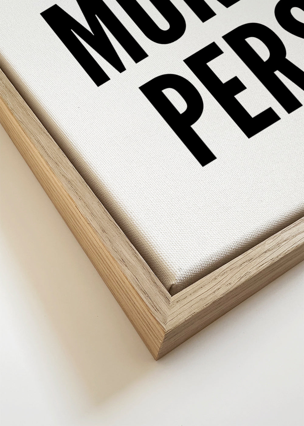 Sort-hvid kunst typografisk I AM NOT A MORNING PERSON