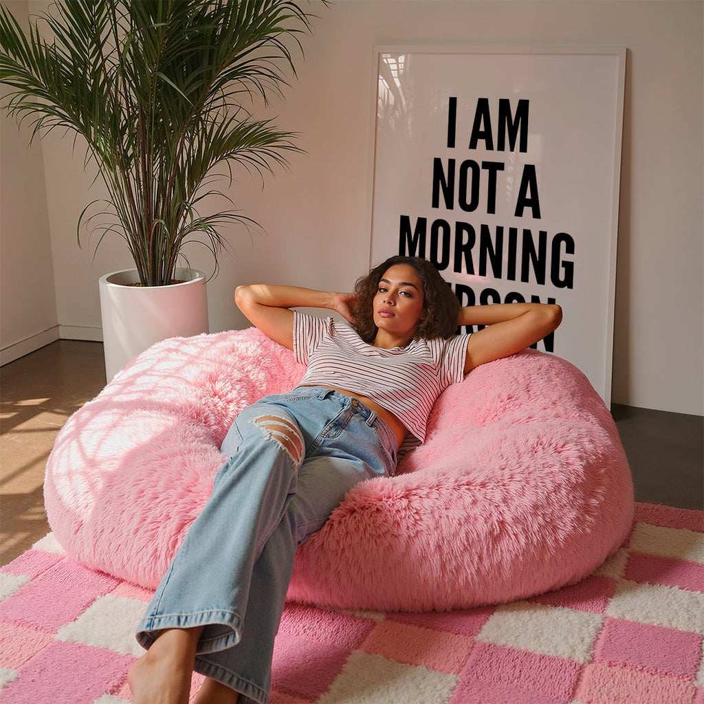 Sort-hvid kunst typografisk I AM NOT A MORNING PERSON