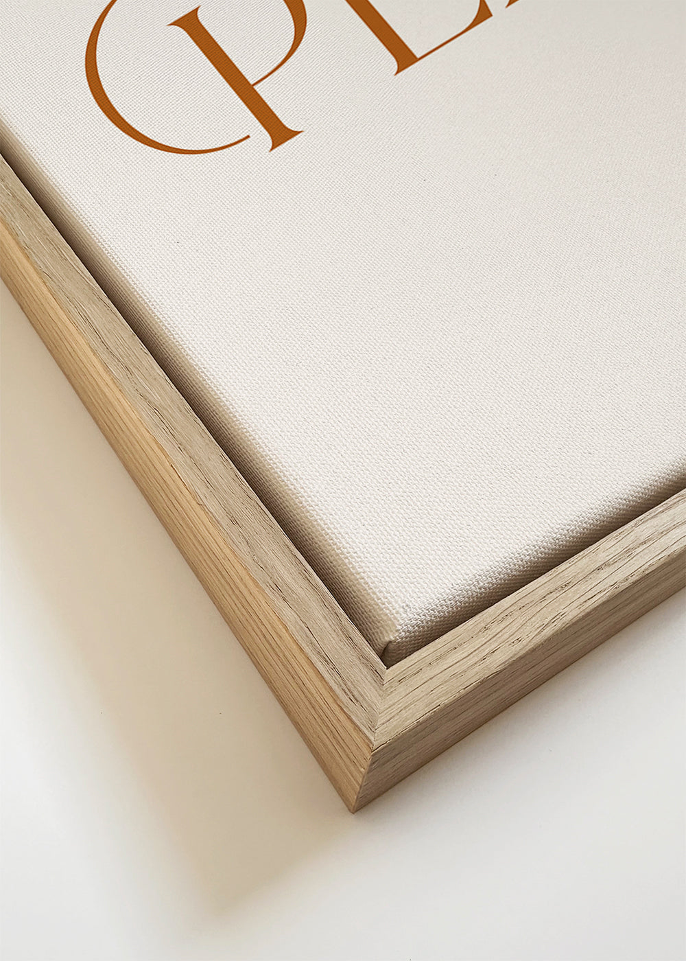 Minimalistisk typografisk plakat