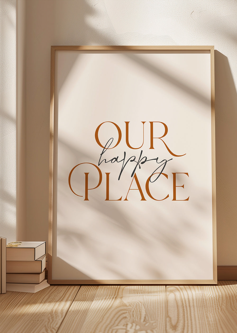 Minimalistisk typografisk plakat