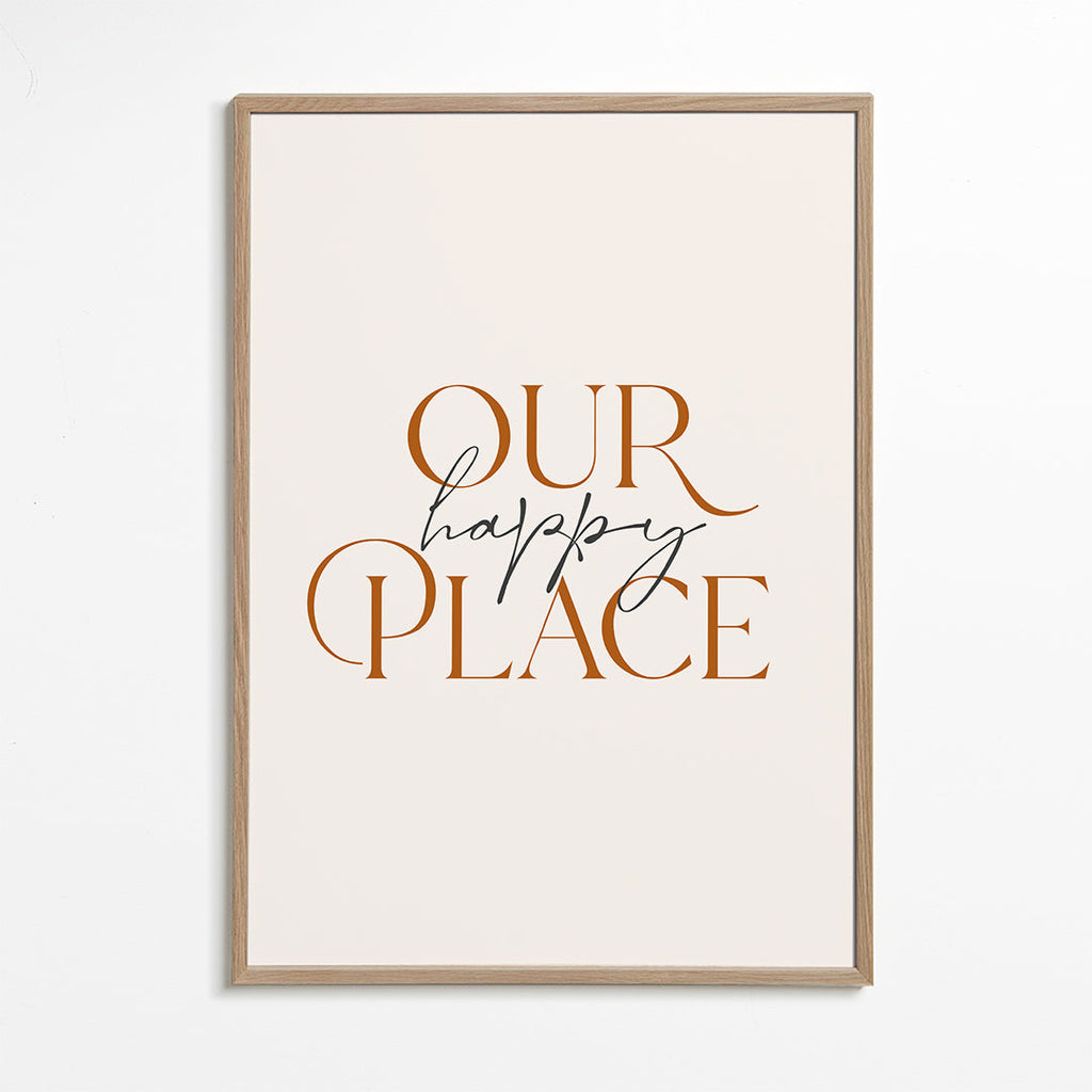 Minimalistisk typografisk plakat