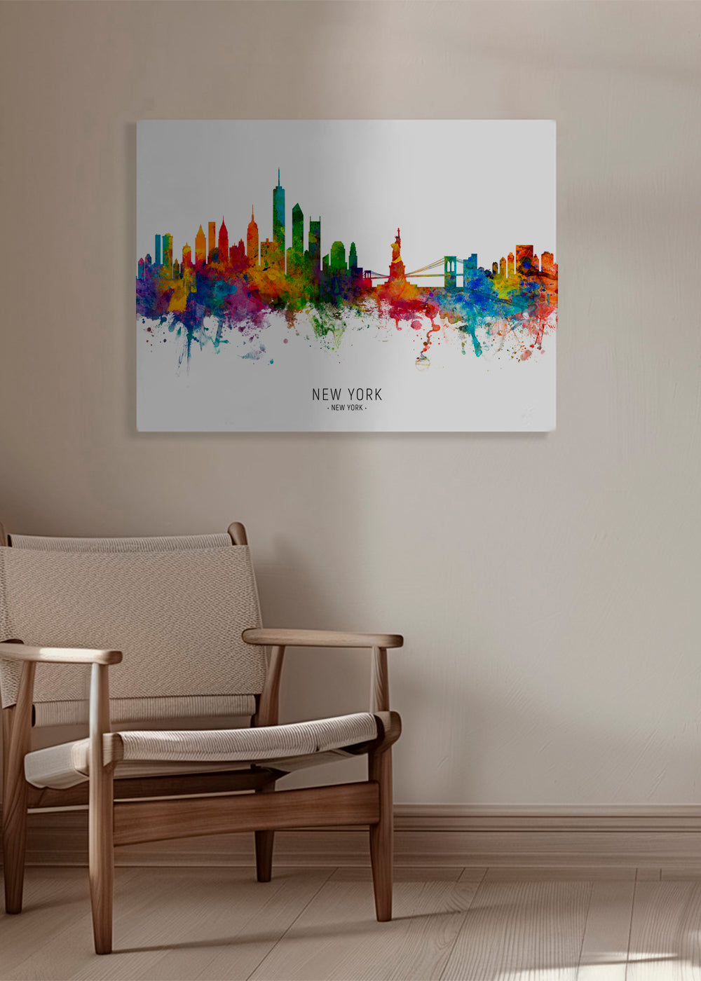 Rejseplakat: New York akvarel