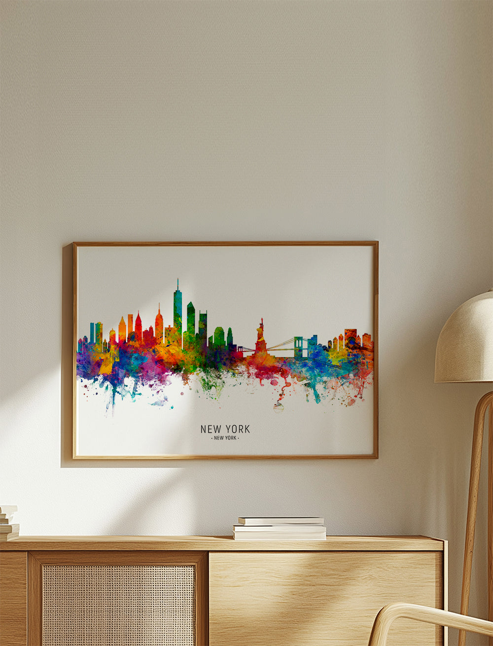 Rejseplakat: New York akvarel