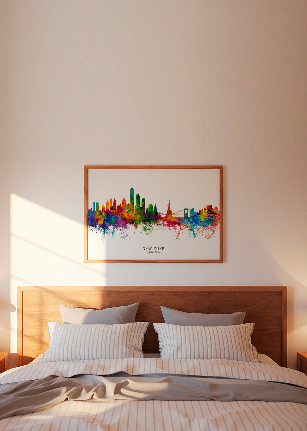 Rejseplakat: New York akvarel