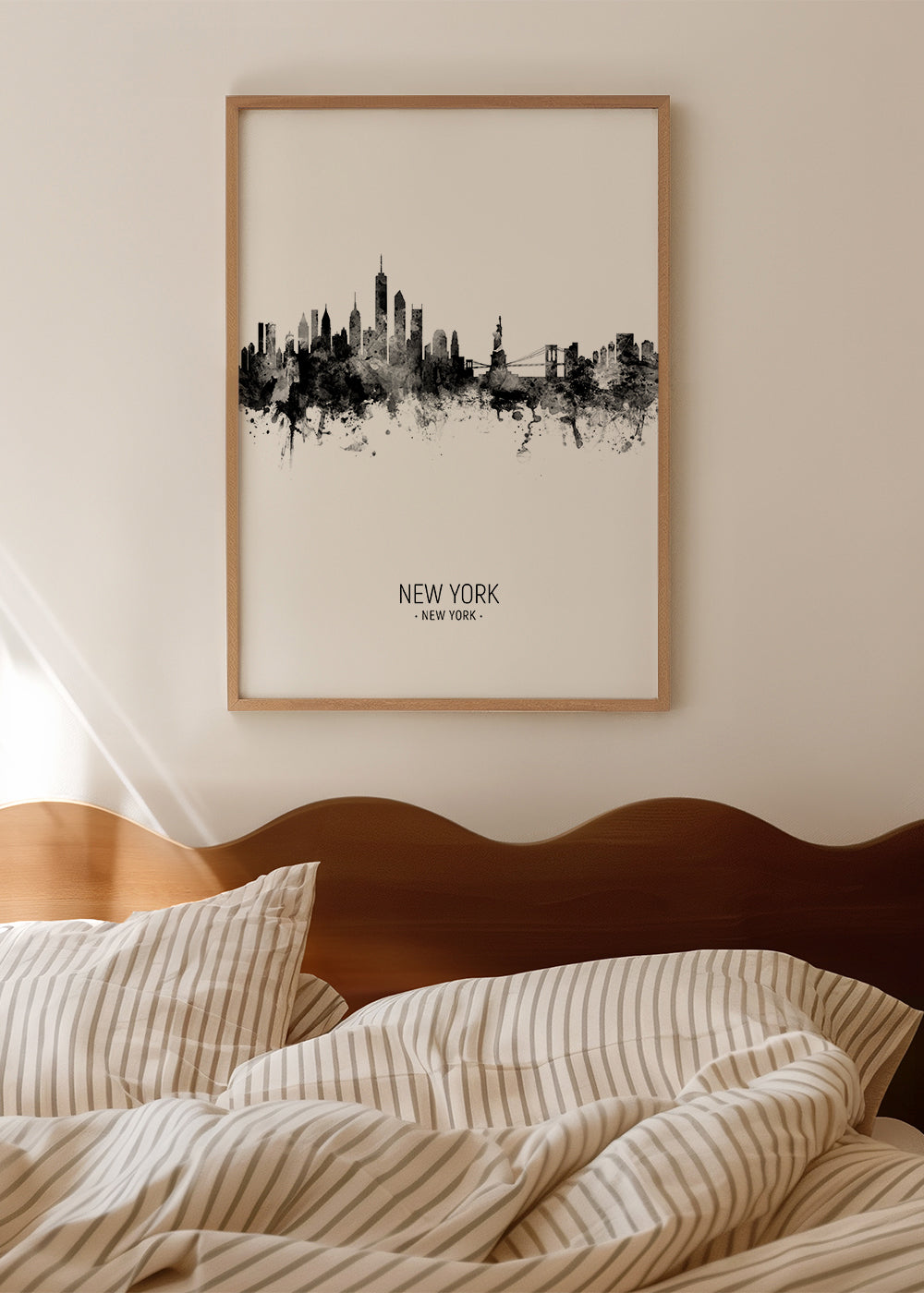 Køkkenkunst: New York skyline i blæk