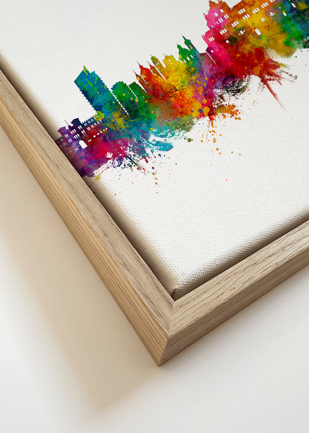 Køkkenkunst Granada farverig skyline